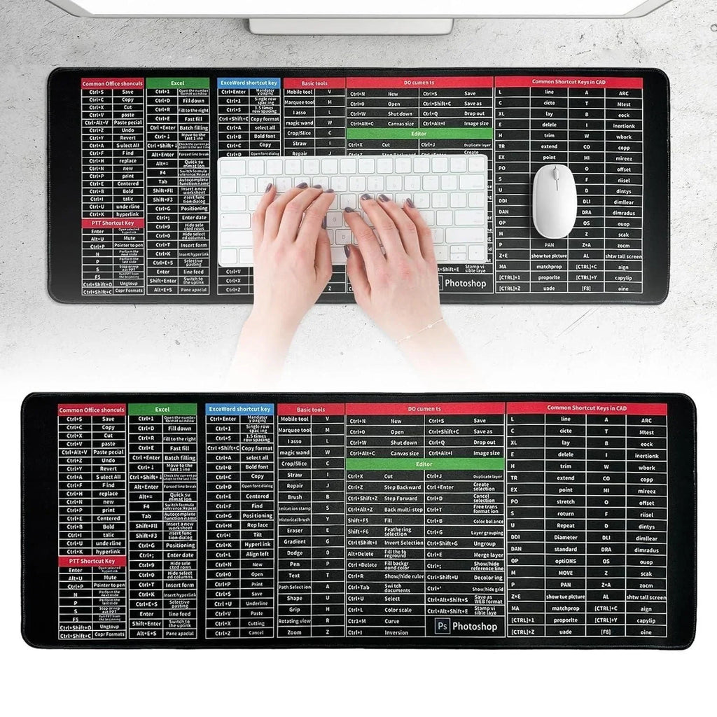 Anti-slip Keyboard Pad with Shortcut Key Patterns | ⏰Limited Period Offer⏰