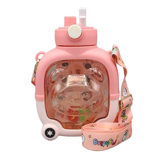 Kids Water Bottle with Straw and Strap | 🔥FLAT 50% SAVING🔥
