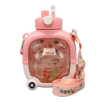 Kids Water Bottle with Straw and Strap | 🔥FLAT 50% SAVING🔥